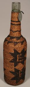 Image of Basketry Covered Bottle