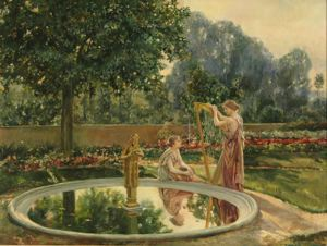 Image of The Interlude, Garden of MacMonnies (L'Interlude, Jardin de MacMonnies)