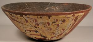 Image of Bowl with Bird Panels