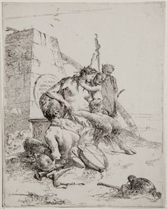 Image of Satyr Family with the Obelisk