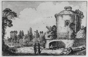 Image of Landscape with a Round Tower