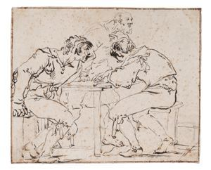 Image of Three Men Around a Table
