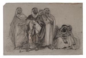 Image of A Group of Bedouins