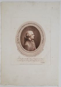 Image of Norborne Berkeley, Baron de Bottetourt after a medallion belonging to John Norton