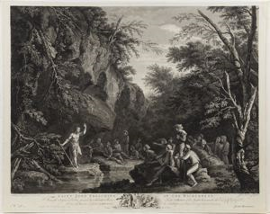 Image of Saint John Preaching in the Wilderness