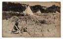 Image of A Cheyenne Indian in a Sweat Lodge 