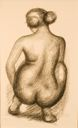 Image of Crouching Woman Seen from the Back (Second Plate); Femme accroupie de dos (deuxième planche)