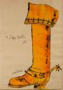 Image of Untitled (Gold Boot, To Buzz Miller)