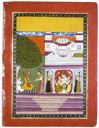 Image of Leaf from a Ragamala series: Pancham [or Malkos] Ragini