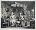 Image of A Harlot's Progress, Plate 3:  The Harlot at Her Dwelling in Drury Lane