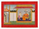 Image of The Brahman Messenger Delivers Rukmini's Message to Krishna