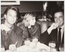 Image of Danny Fields, Geraldine Smith (?) and Unidentified Man